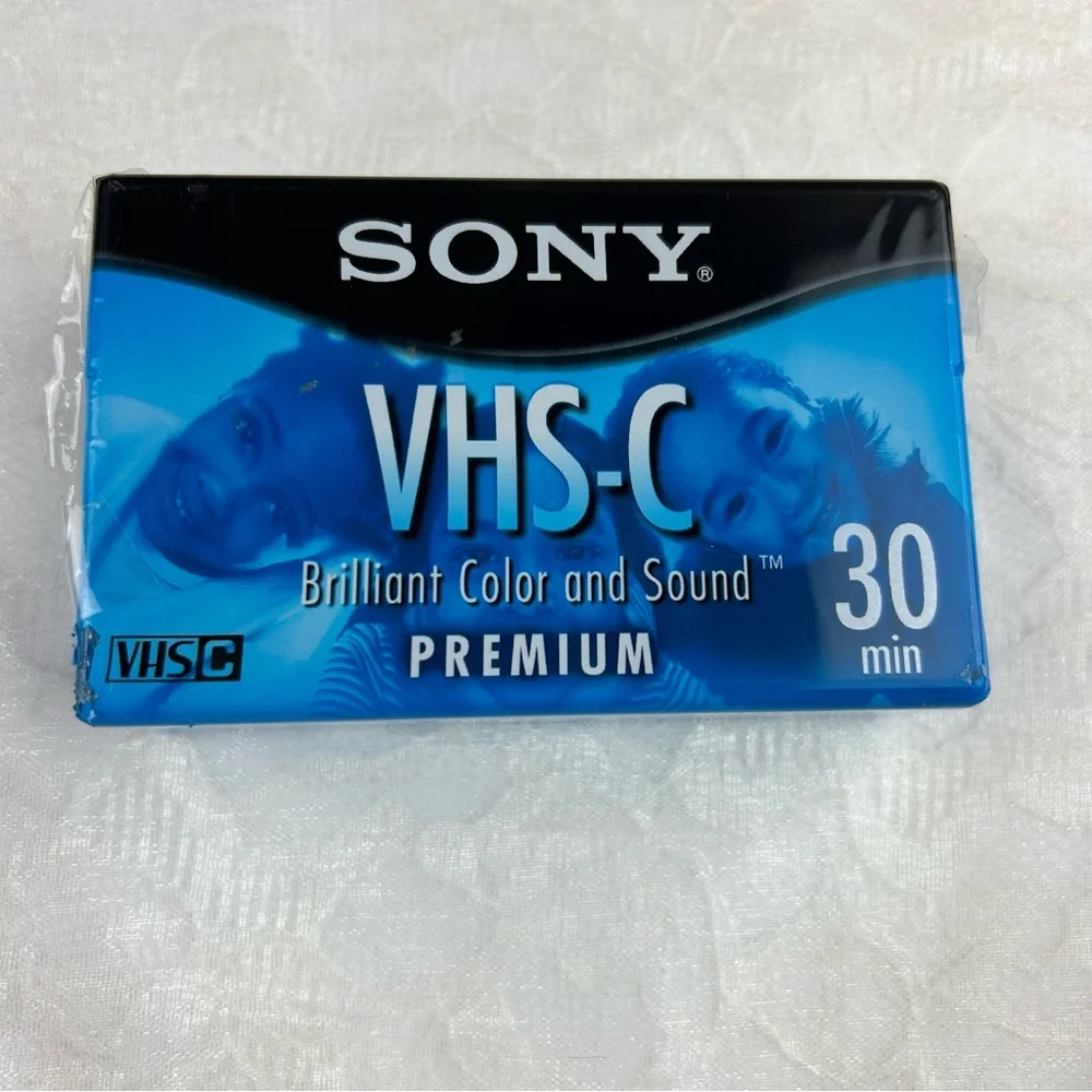 NEW - Sony VHS-C Tape Premium 30min SP 90 min EP